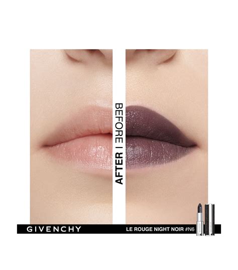 givenchy night in gray|Givenchy Le Rouge Night Noir .